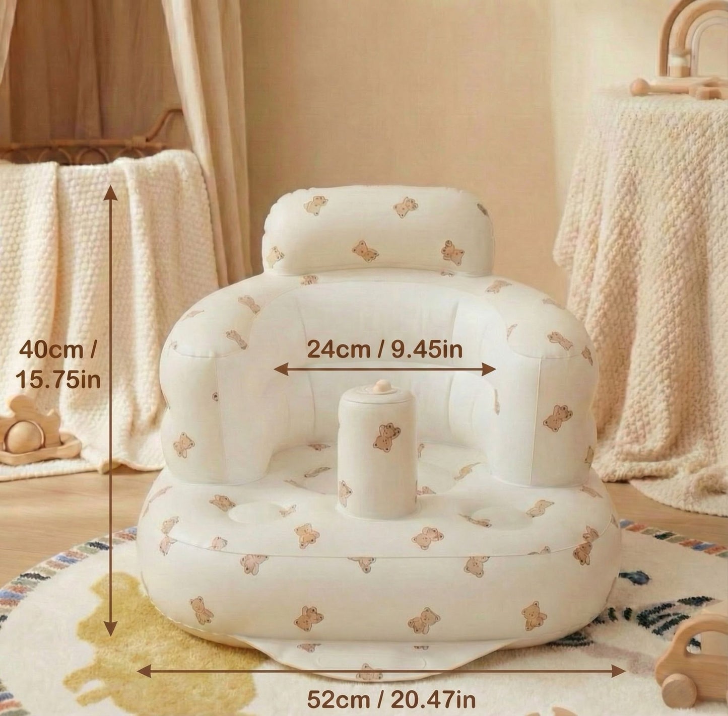 LITTLE LOUNGER™ | VEILIG ZITTEN, JIJ RUST IN JE HOOFD