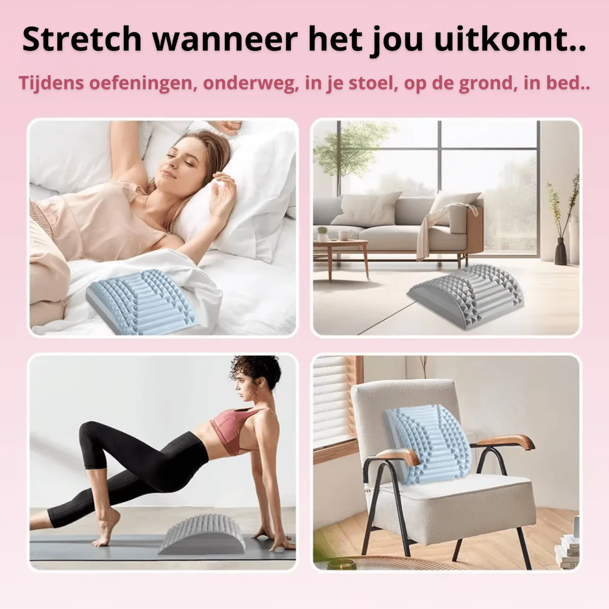 COREALIGN™ CUSHION | DIEPE DECOMPRESSIE ZONDER PIJN